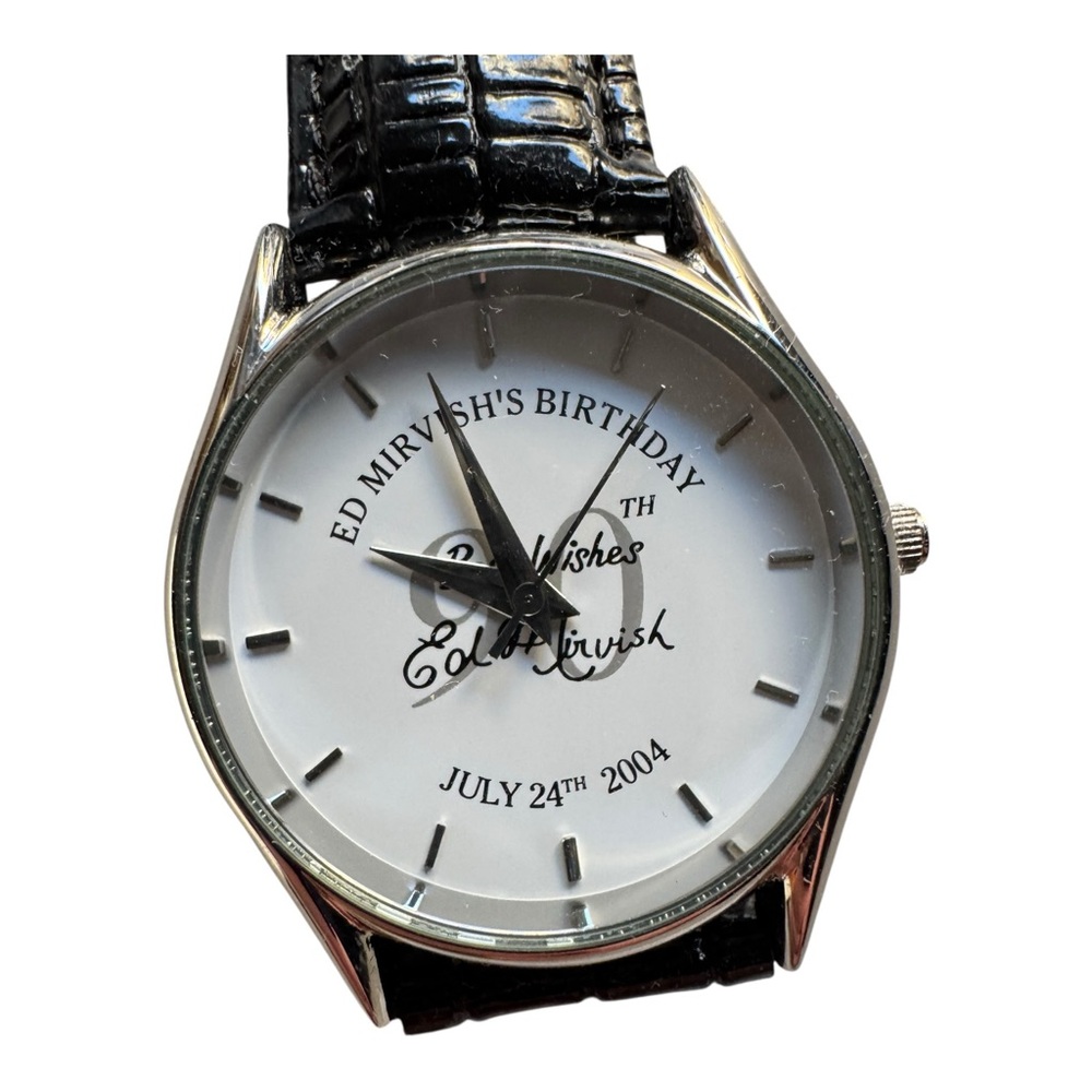 Honest Ed Mirvish 90th Birthday Limited Edition Watch July 24 2004 Box